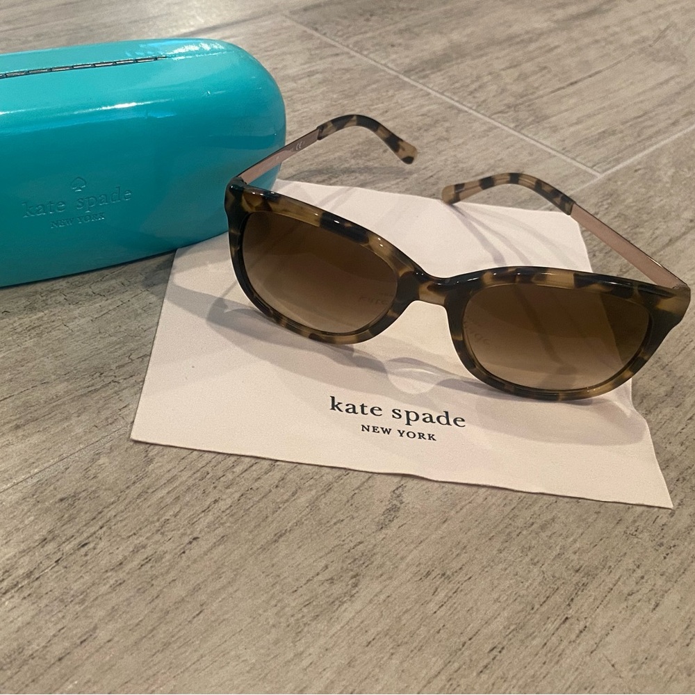 Kate Spade Camel Tortoise Gayla Sunglasses
